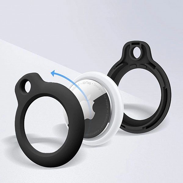 Tech-Protect Rough 4-Pack Apple Airtag 1 / 2 Black