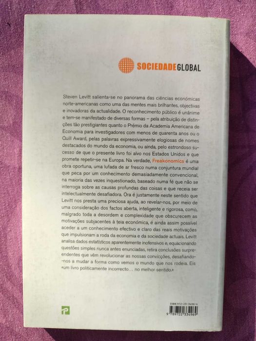 Livro: Freakonomics - O Estranho Mundo da Economia (Ótimo Estado)