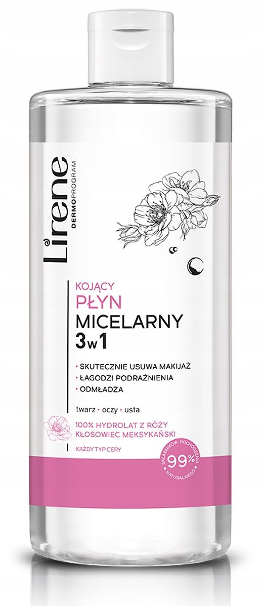 Lirene kojący płyn micelarny 3w1 odmładza 400ml