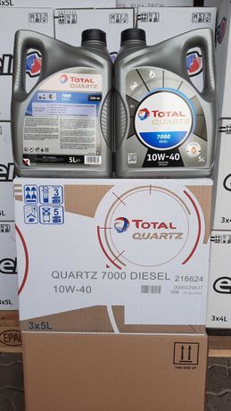 Масло моторное полусинтетическое Total Quartz Diesel 7000 10W-40 15л.