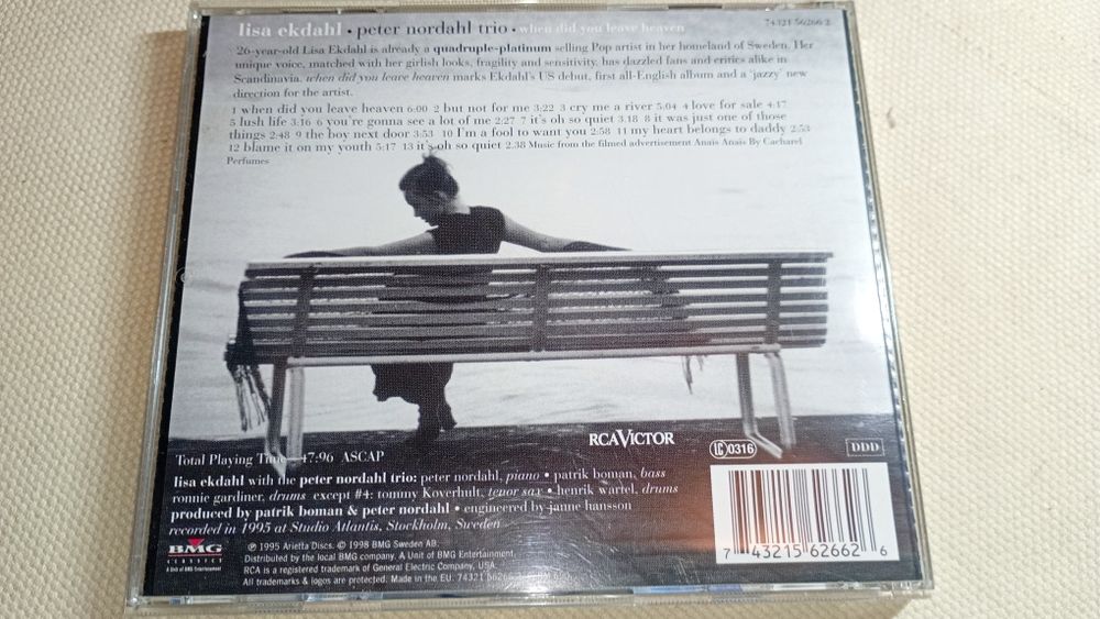 CD Lisa Ekdal Peter nordhal trio
