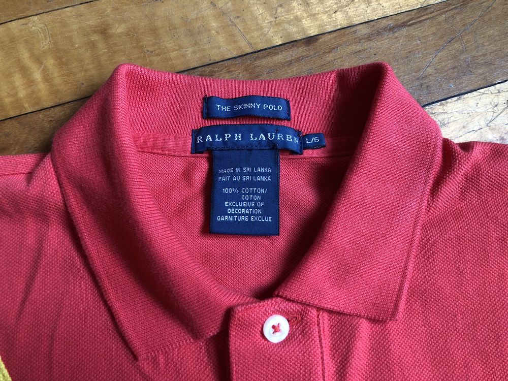 Классная футболка The Skinny Polo Ralph Lauren оригинал