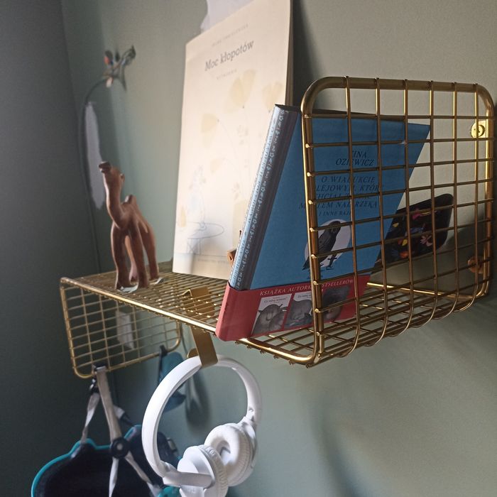 Złota pólka Ikea 3 sztuki