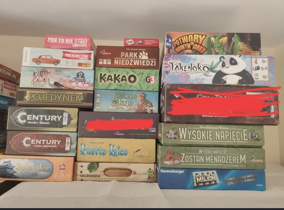 Gry planszowe , Century, Splendor mIasta,, Wysokie napięcie