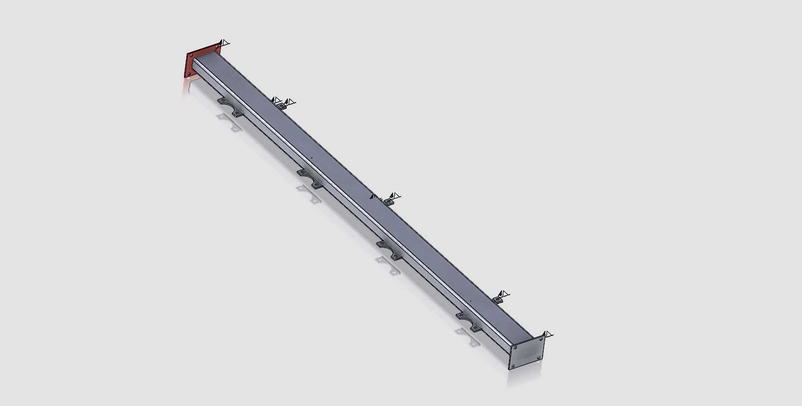 Belka Górna adapteru Fortschirtt Rozrzutnik HTS 5MM