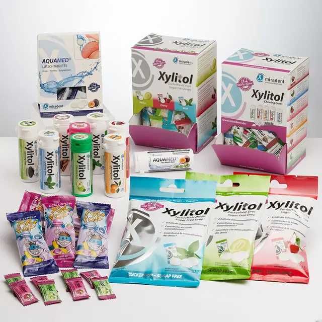 корисні льодяники жуйки з ксилітолом denti pop xylitol xylipop лізак
