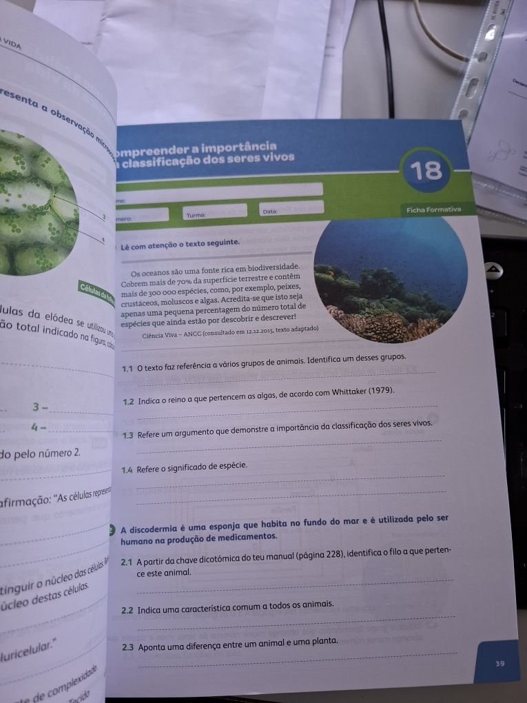 Livro 30 espécies de Portugal e do resto do mundo