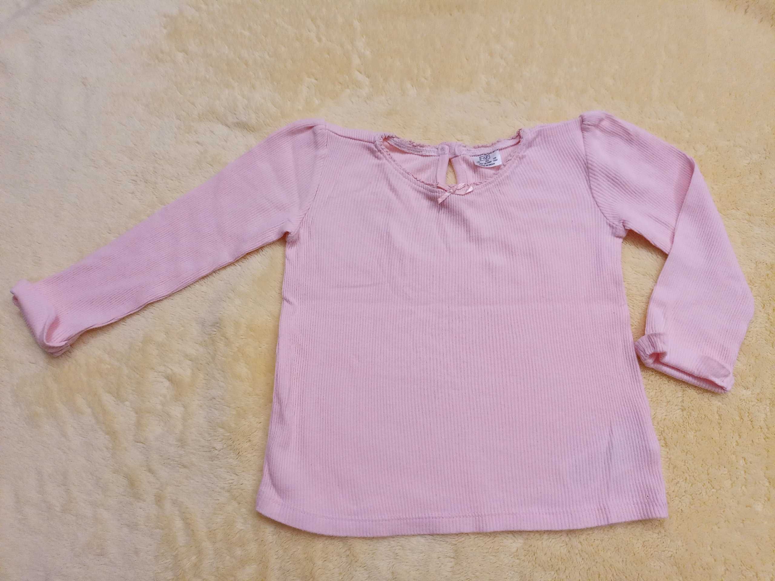 F&F Bluzka dziecięca dziewczęca 80cm