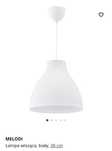 Lampa wisząca sufitowa Ikea Melody 39 cm duża