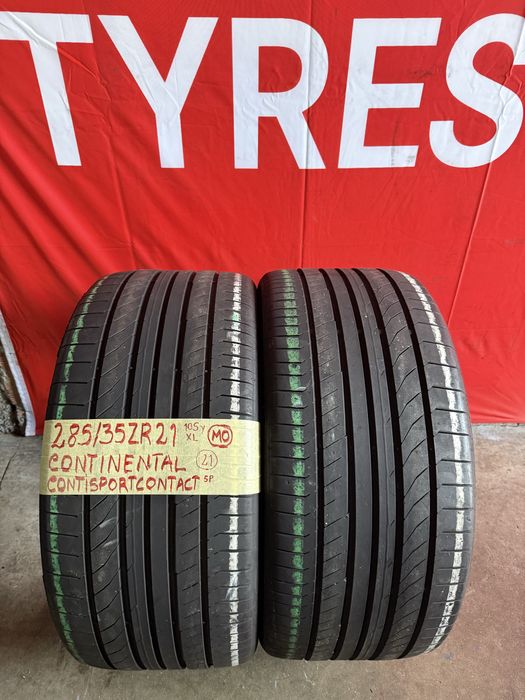 Pneus 285/35/21 Continental Impecaveis