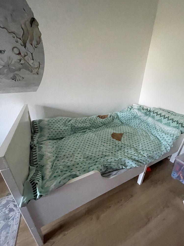 Łóżko pojedyńcze dla dzieci Ikea SLAKT NATTAPA