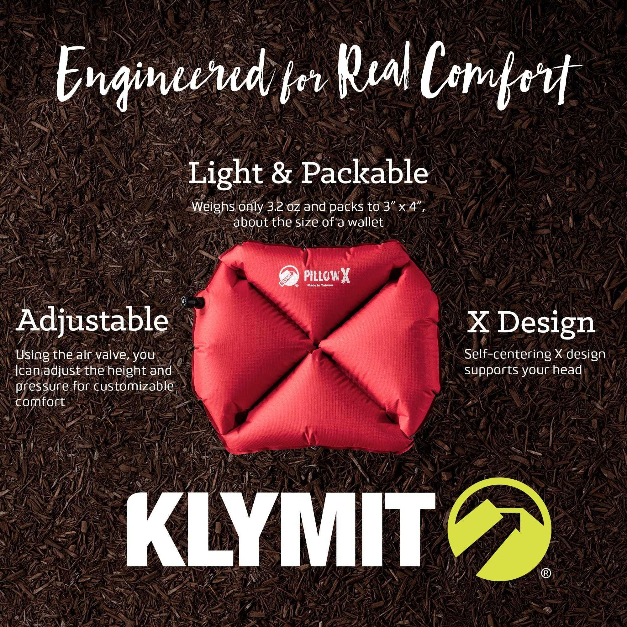 Ультралёгкая подушка Klymit X Pillow