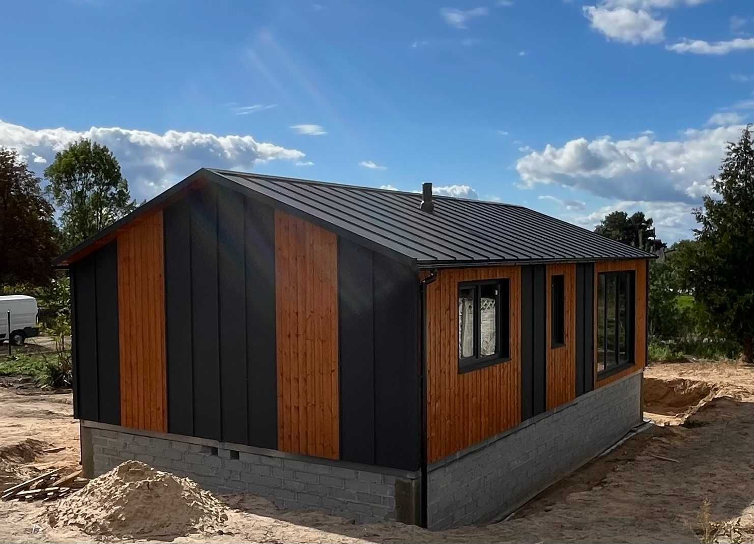 Dom modułowy całoroczny 70m2 z projektem