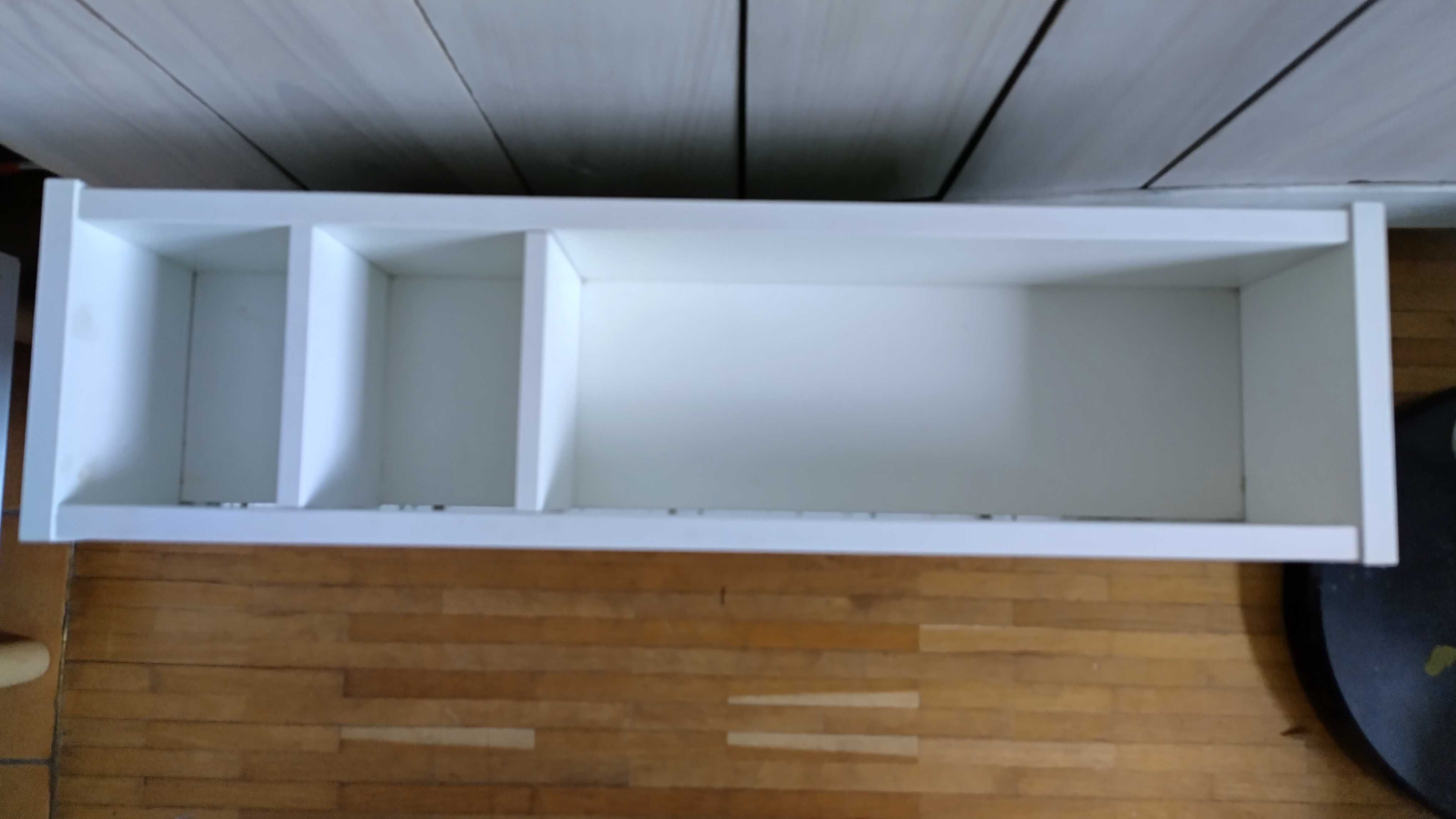 Ikea Pahl nadstawka do biurka, biała. Półka.