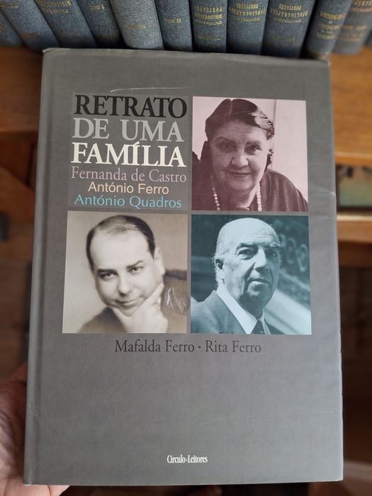 Livro retrato familia antonio ferro antonio quadros