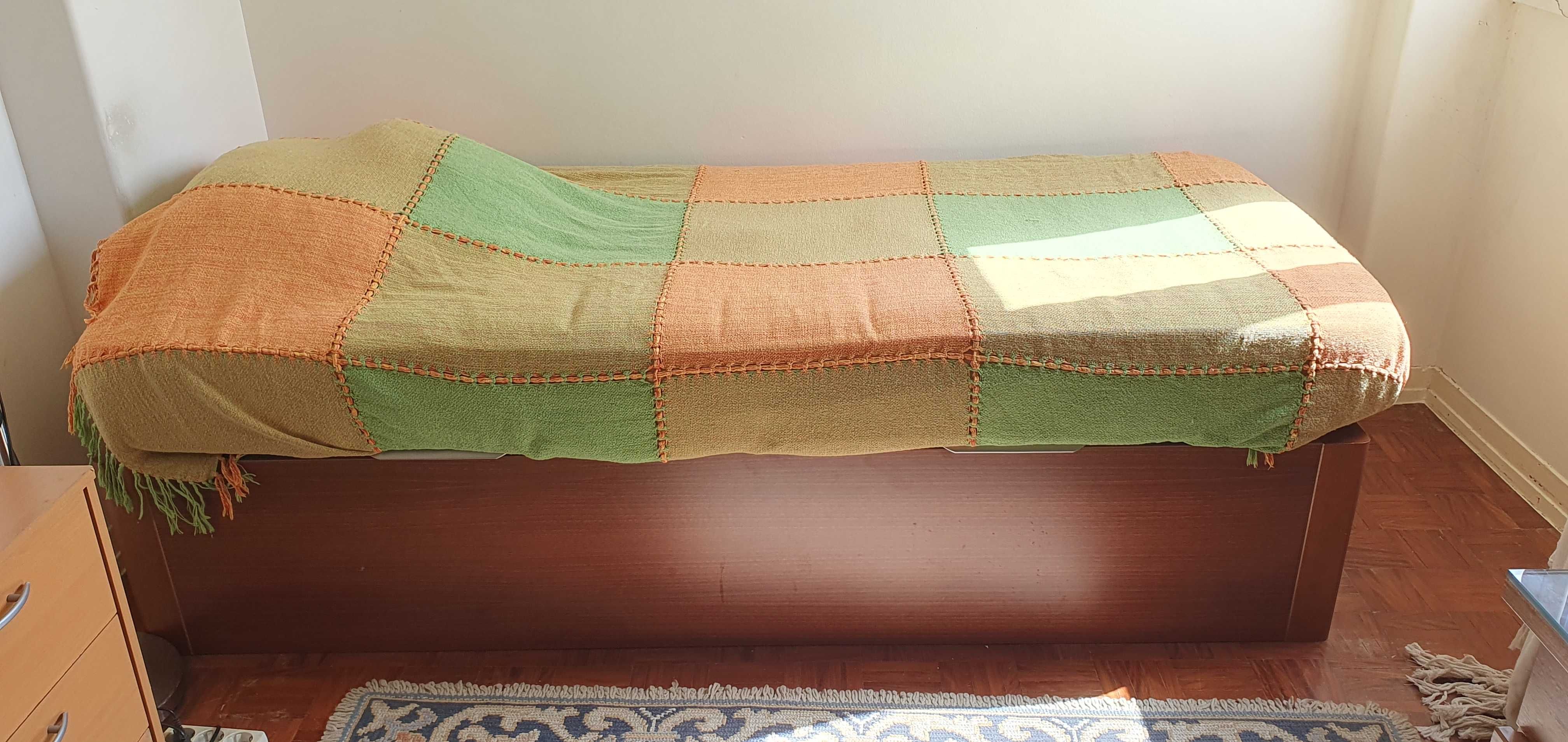 Sommier pikolin de solteiro 90x190 cm com arrumação e abertura lateral