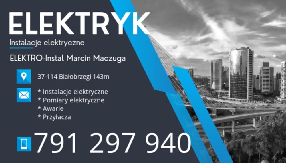 ELEKTRYK, Instalacje elektryczne