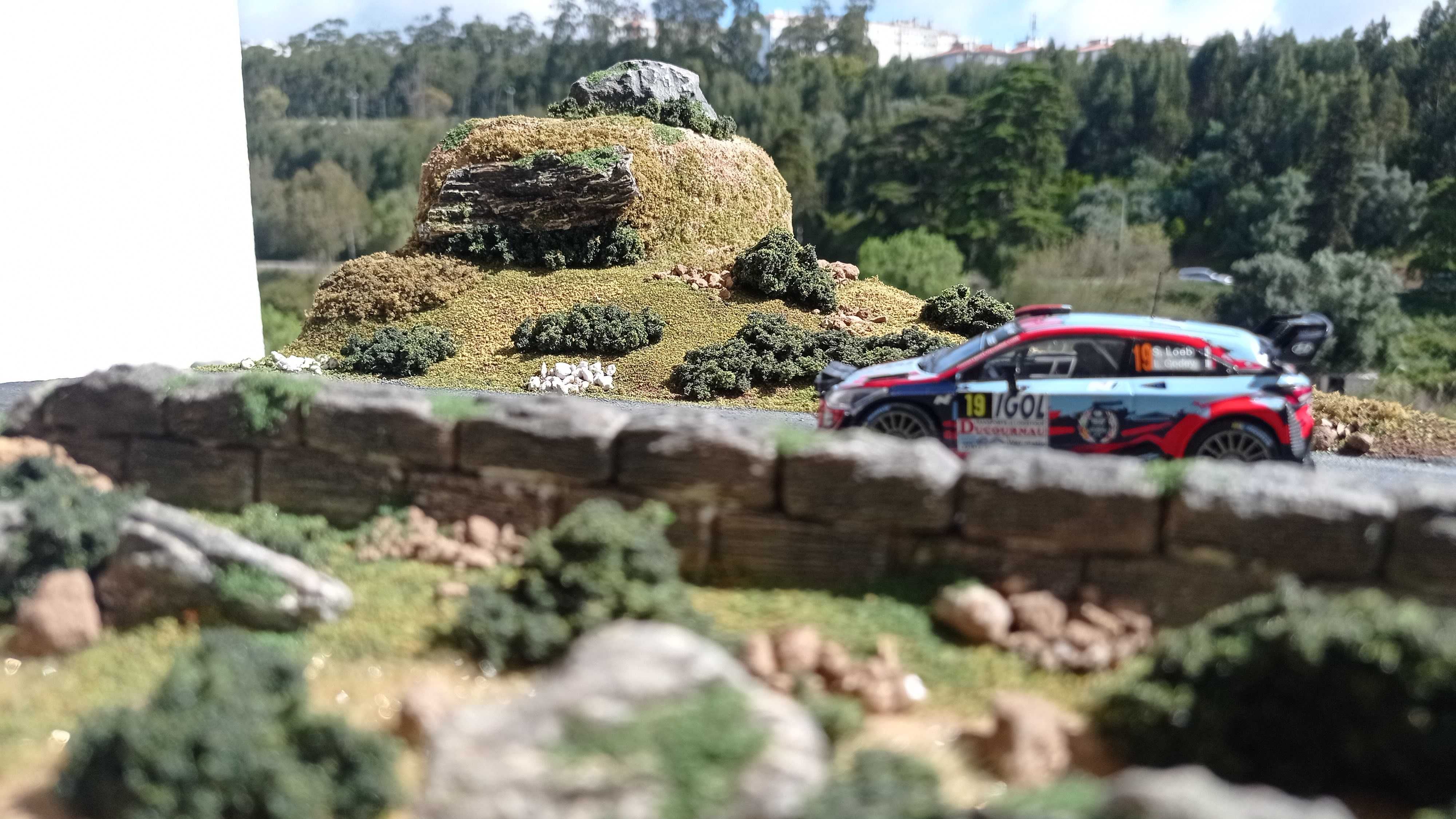 Diorama Rallye Córsega 1/43