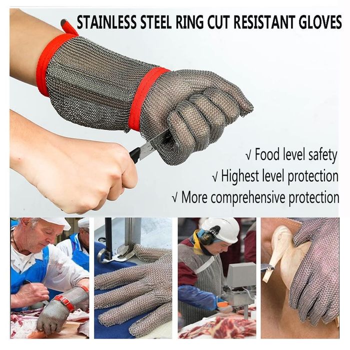 Rękawica ochronna metalowa masarska honeywell chainextra-lc, rozmiar S