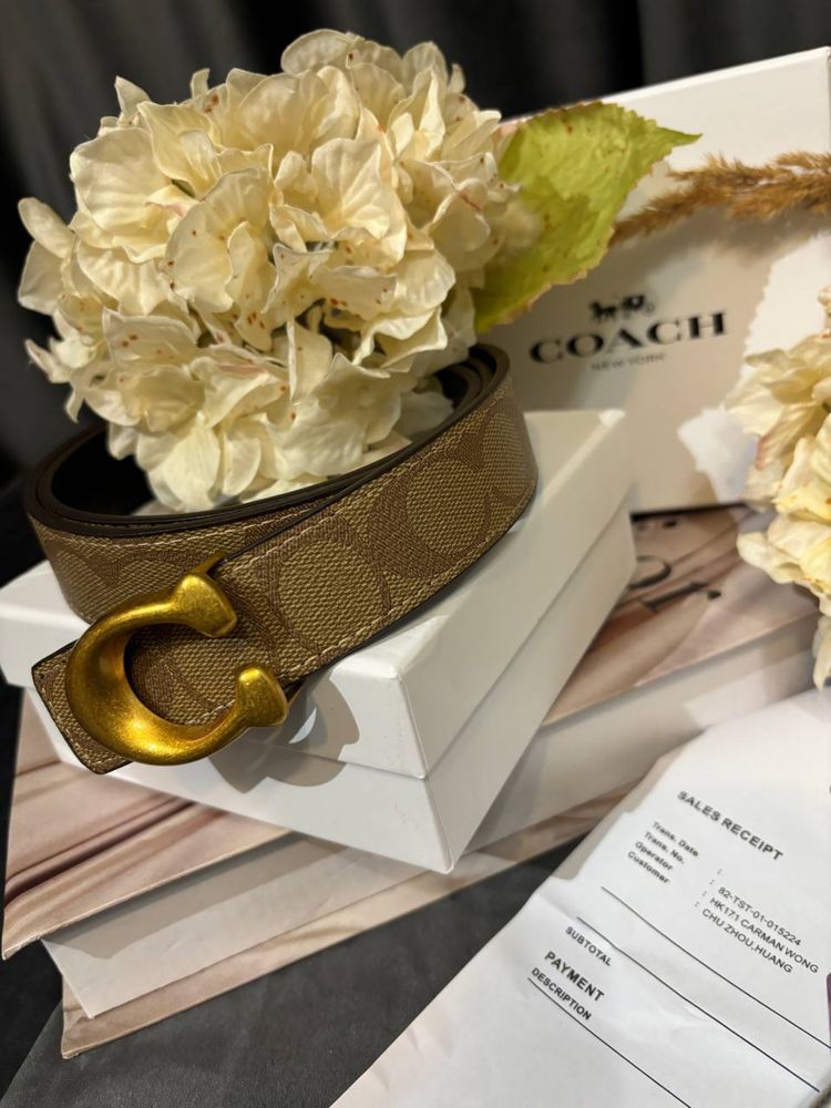 Ремінь coach жіночий новий з аутлету