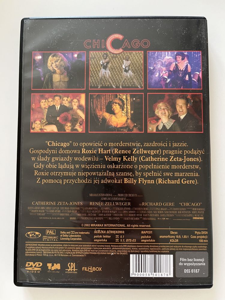 DVD Chicago - Renee Zellweger, Richard Gere