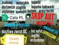Skup anglikow aut quadow motocykli ciągników  koparek busy 4x4 ciezaro