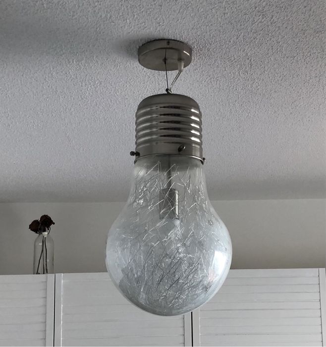 Candeeiro em forma de lampâda Leroy Merlin