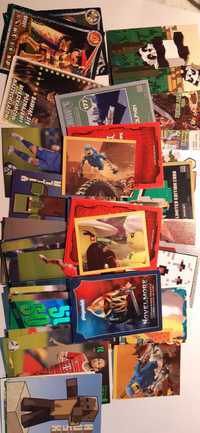 stare karty z lego, minecraft, piłkarski i inne duży zestaw