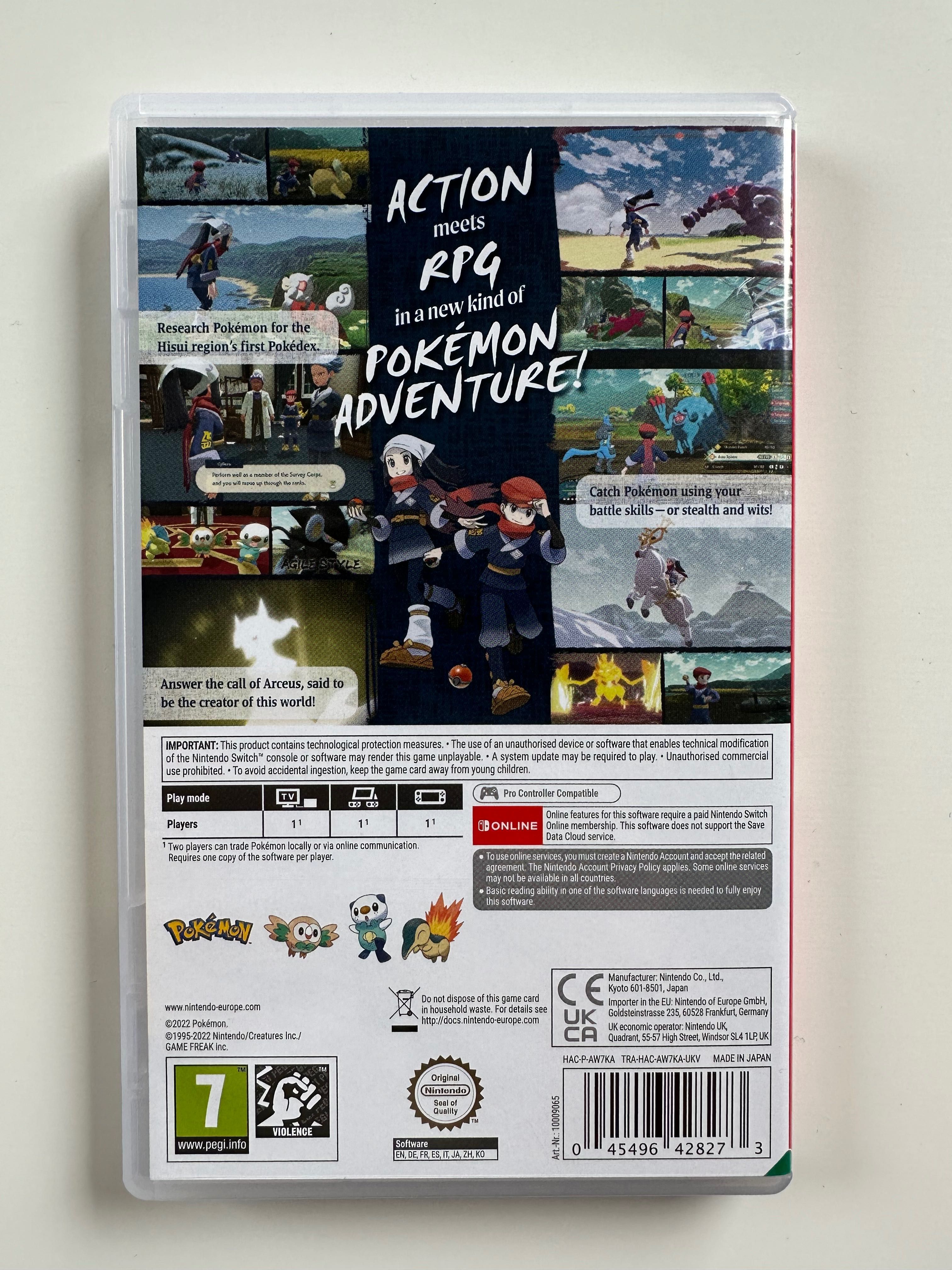 Gra Pokemon Arceus Nintendo Switch