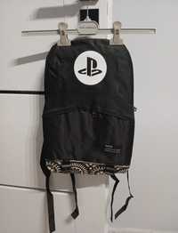 Czarny Plecak logo PlayStation Szkolny Play Station