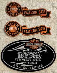Harley-Davidson zestaw 3 szt naszywek Faaker See
