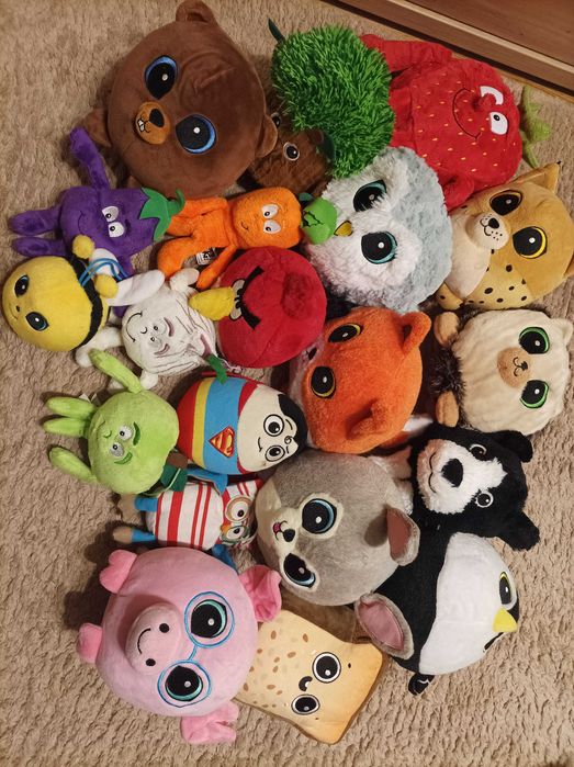 Zestaw pluszaków, dyskontowe i inne