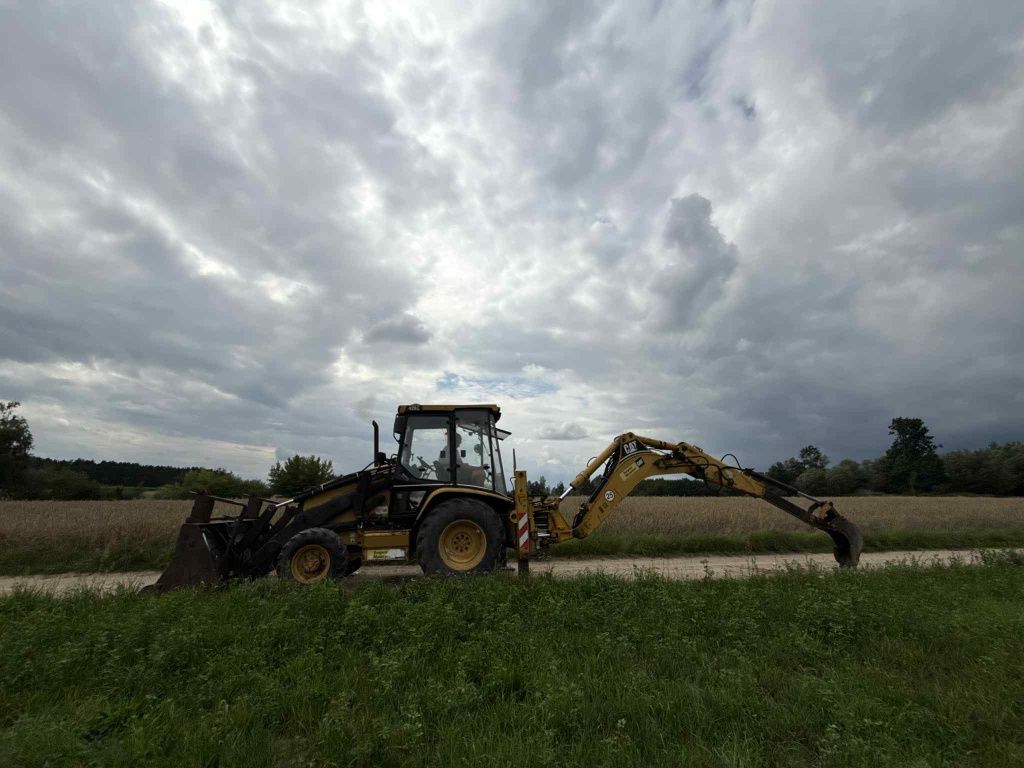 Koparko ładowarka cat 428c