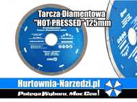 Tarcza diamentowa pełna "hot pressed" 125x22.23xh5mm RK