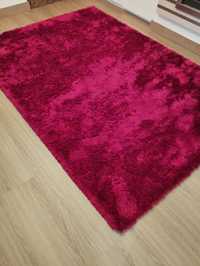 Carpete vermelha de pêlo comprido 2,30x1,60
