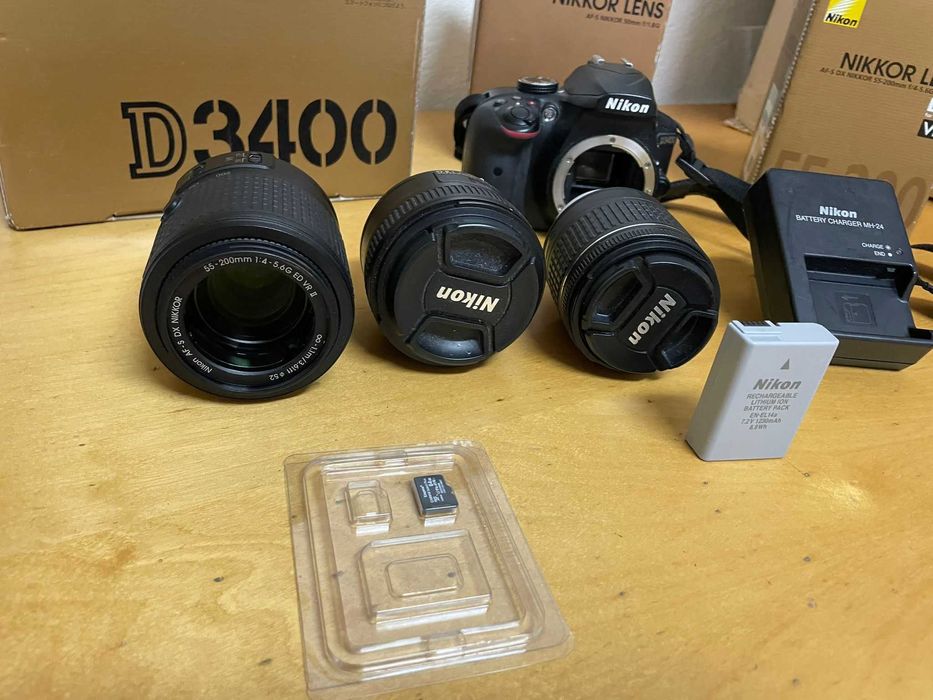 Câmera Fotográfica Nikon D3400