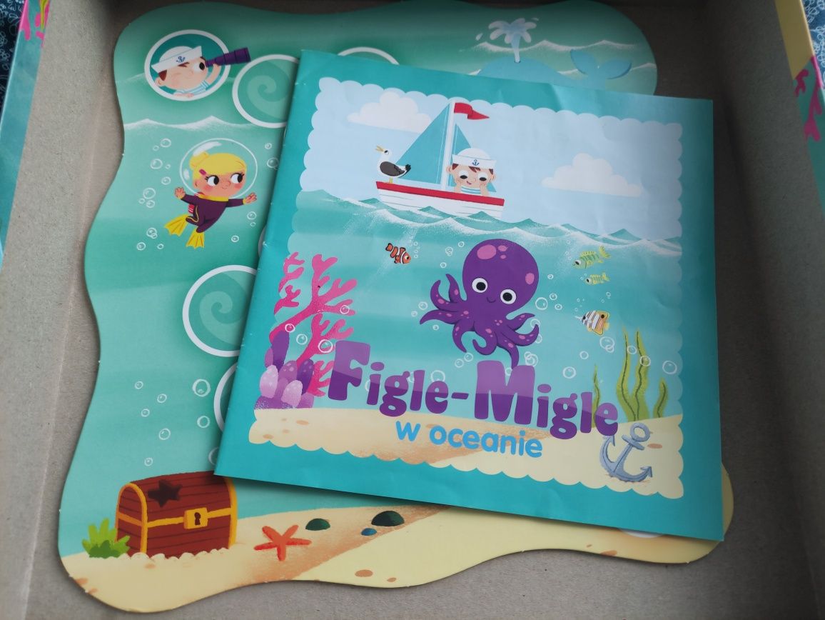 Figle migle w oceanie- pierwsza gra planszowa dla maluszków