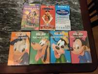 DVDs e VHS (conjunto ou separado)