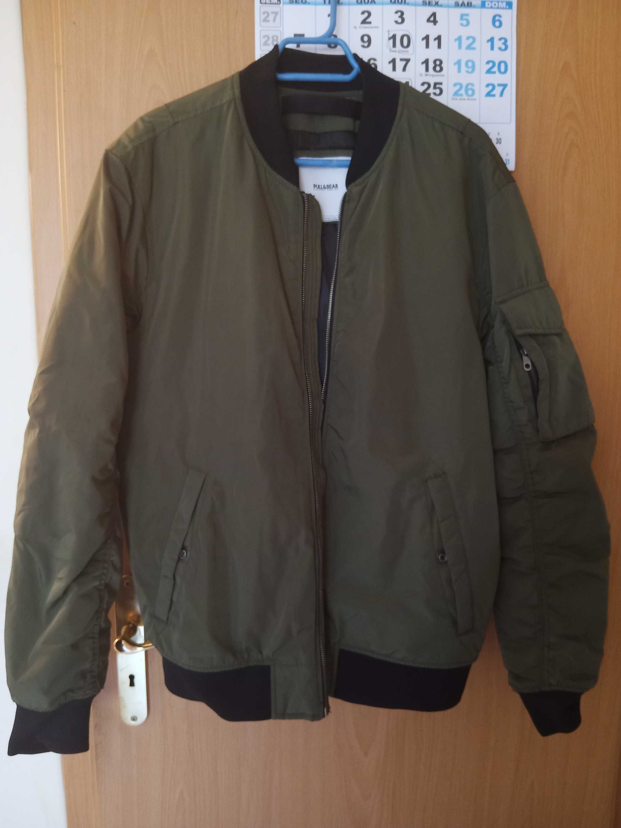 Blusão homem, XL verde.