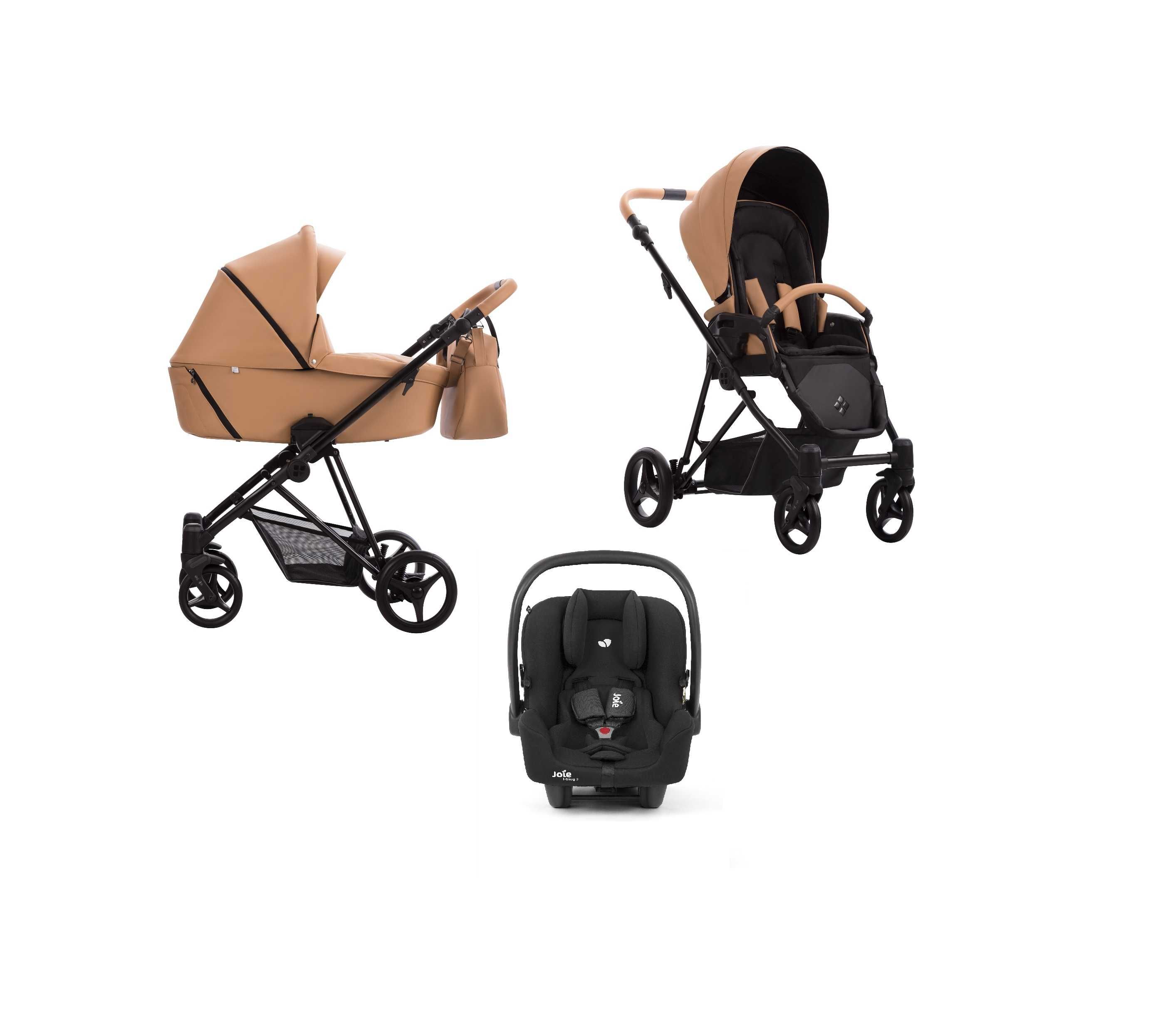 Bebetto Yoddi Pro 3w1 spacerówka+gondola+fotelik, wózek uniwersalny