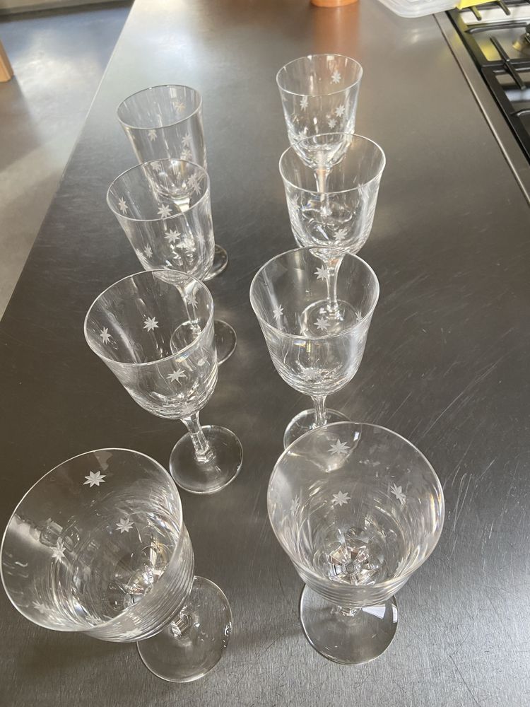 Copos de vinho de cristal Altantis
