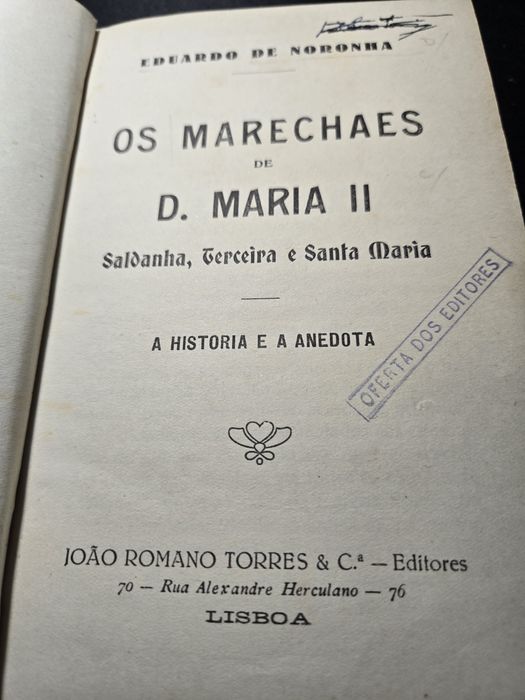 OS MARECHAES DE D. MARIA II de Eduardo de Noronha