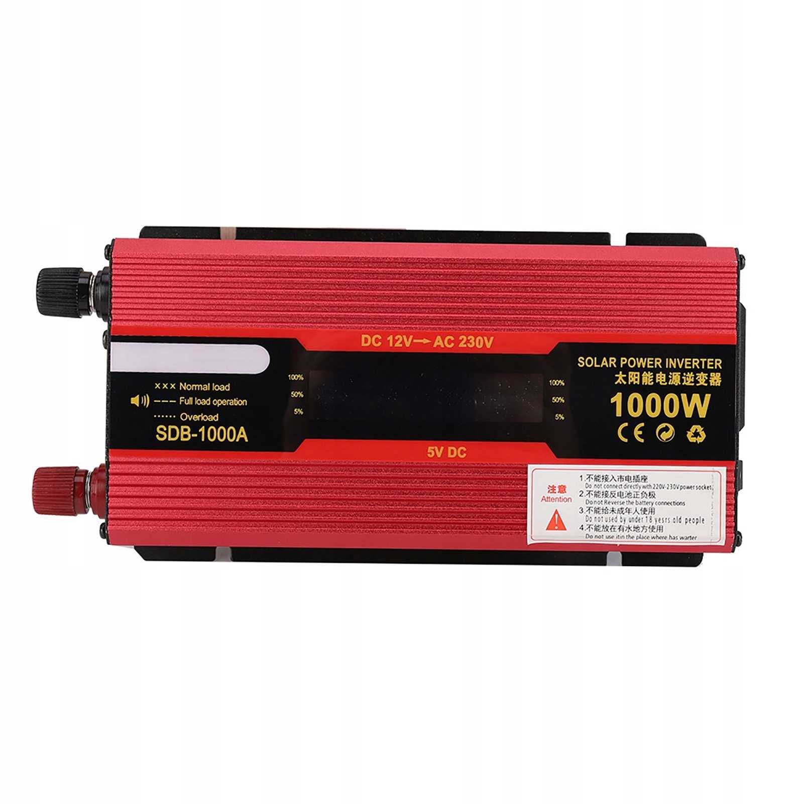 Автомобільний ІНВЕРТОР 12V 220V 1000W SINE