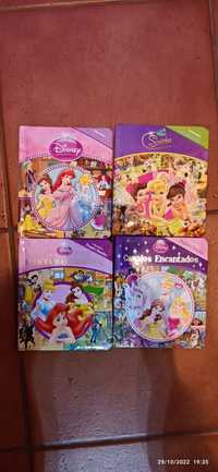 Lote de Livros Disney Princesas