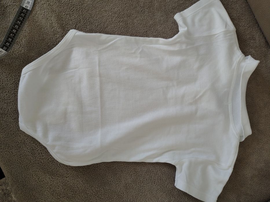 Body koszulka polo białe rozm 98
