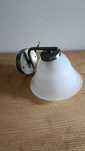 Kinkiet lampa bialy srebrny