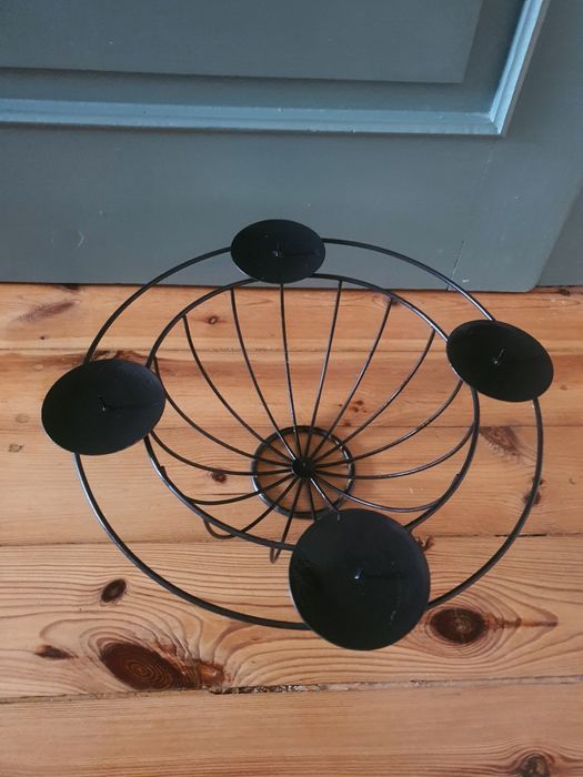 Świecznik adwentowy metalowy