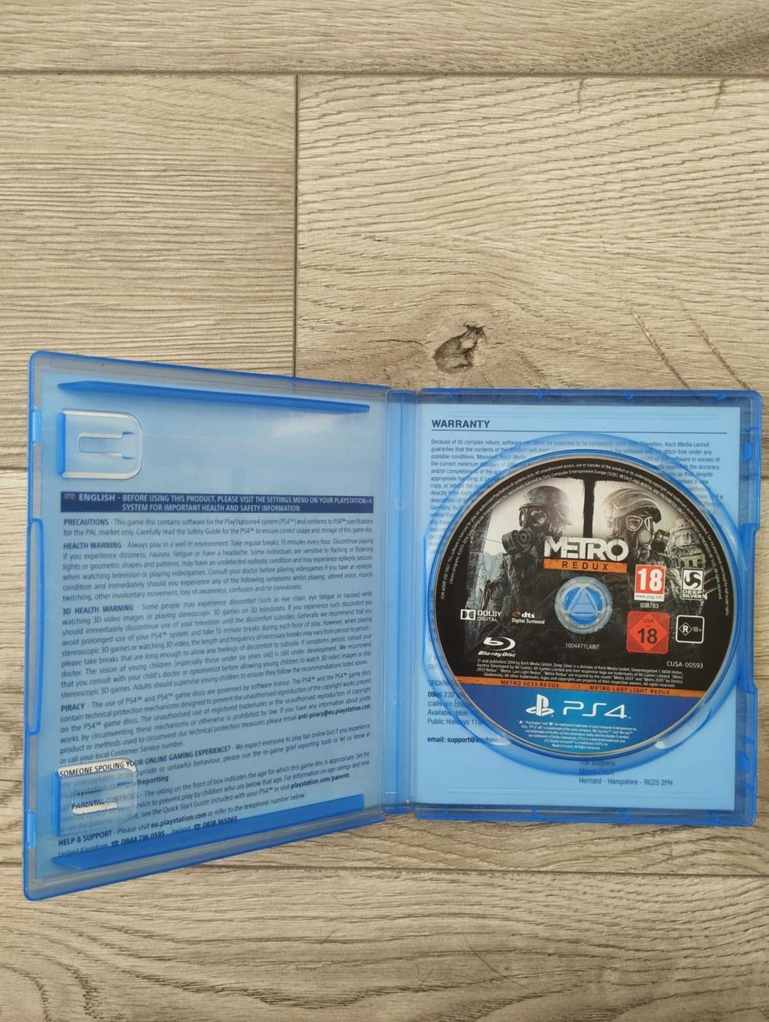 Gra Metro Redux Polska Wersja  PS4/PS5 Playstation