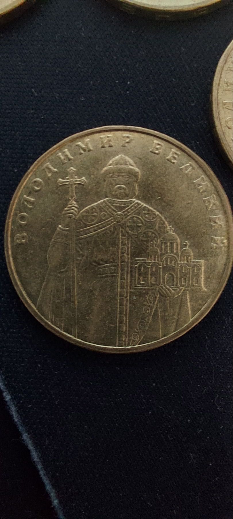 Монеты 1 гривна 2006 год с изображением Владимира Великого