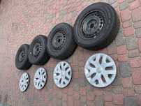 nissan qashqai renault kadjar x-trail felgi 16 zima + kołpaki 2024 rok 5x114,3 215/65/16  dunlop